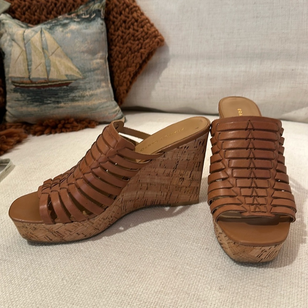 Franco Sarto Cork Wedge